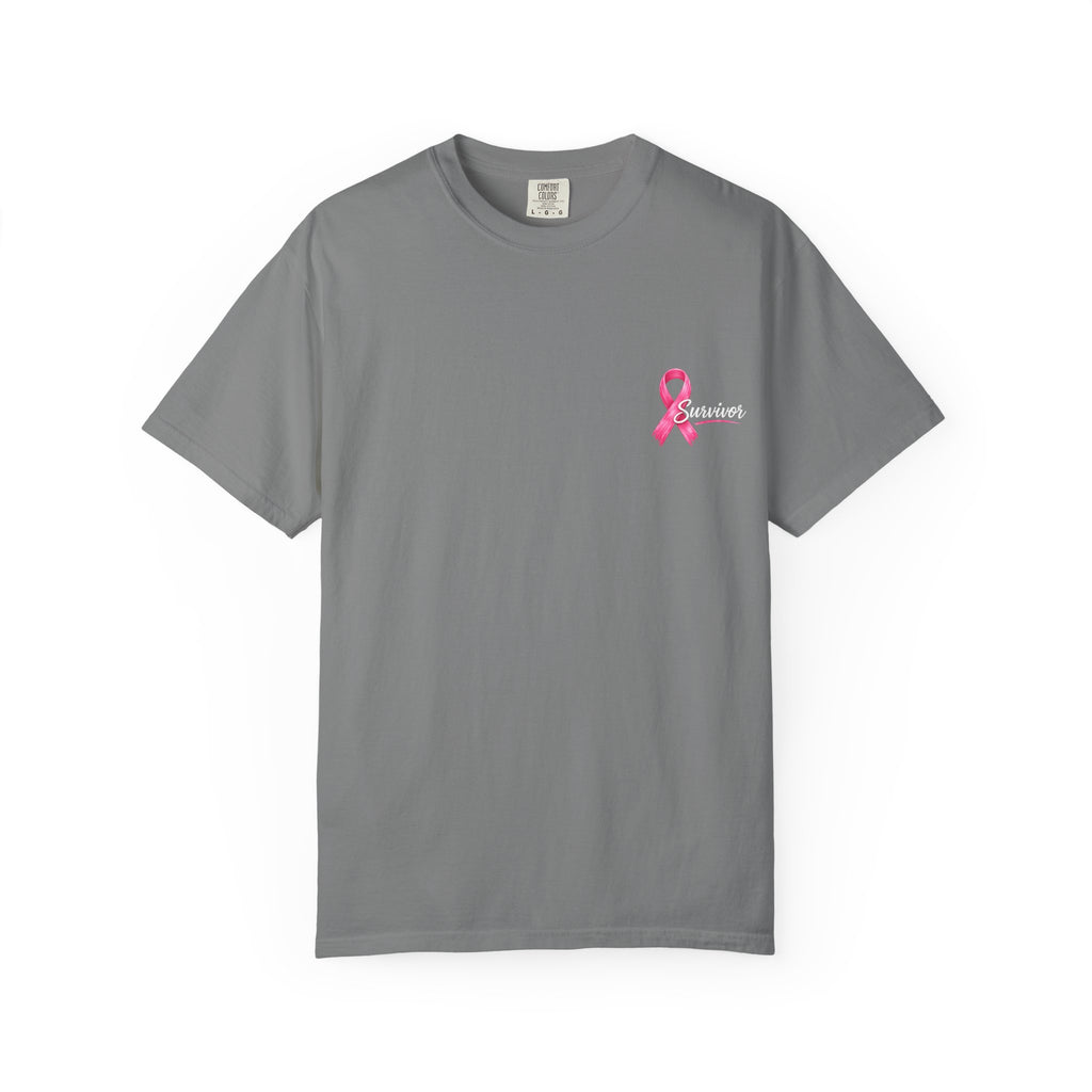 Breast Cancer Survivor T-Shirt — 'Survivor' Pink Ribbon Awareness Tee