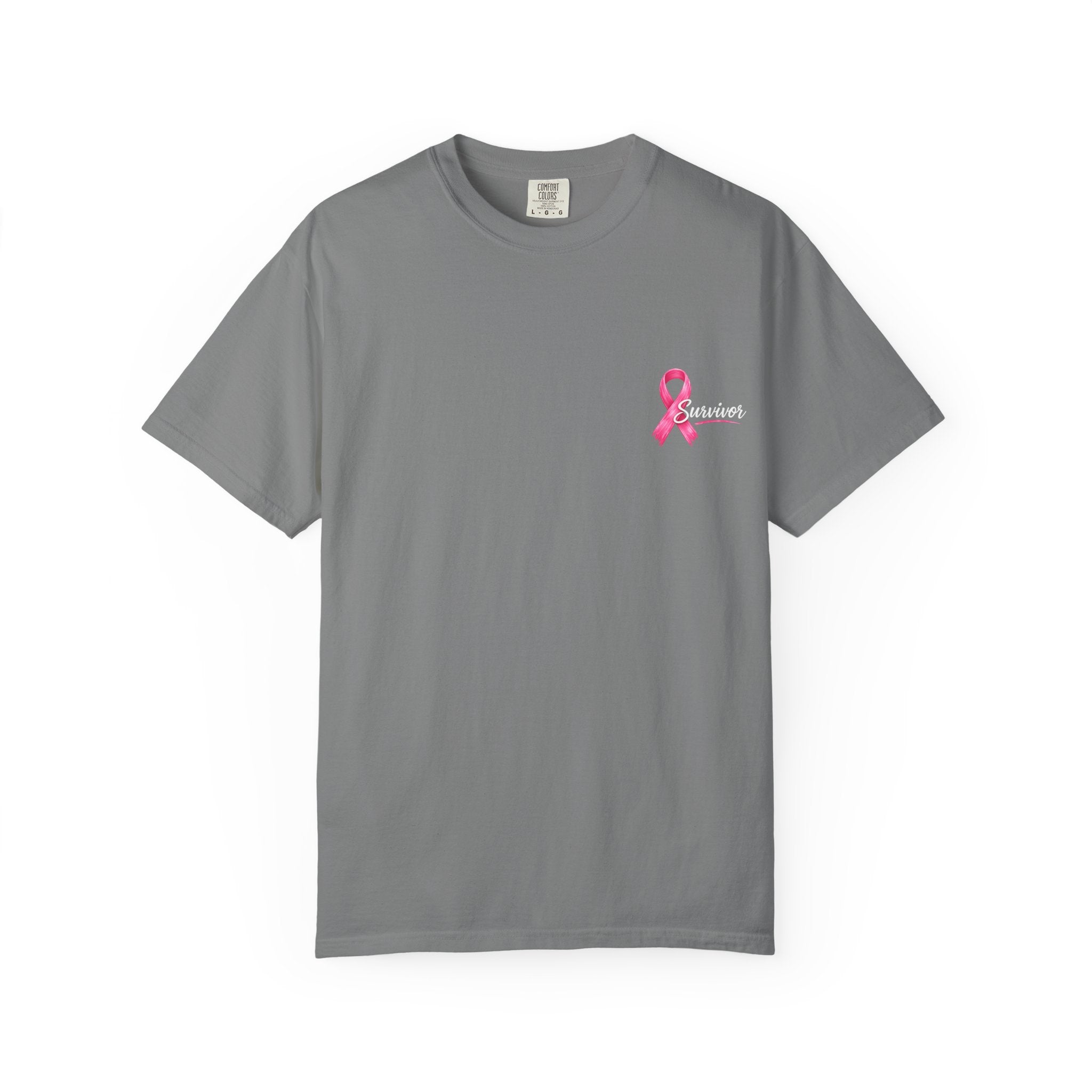 Breast Cancer Survivor T-Shirt — 'Survivor' Pink Ribbon Awareness Tee