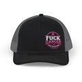 Fuck Cancer Snapback Trucker Cap — Pink Ribbon Cancer Awareness Hat