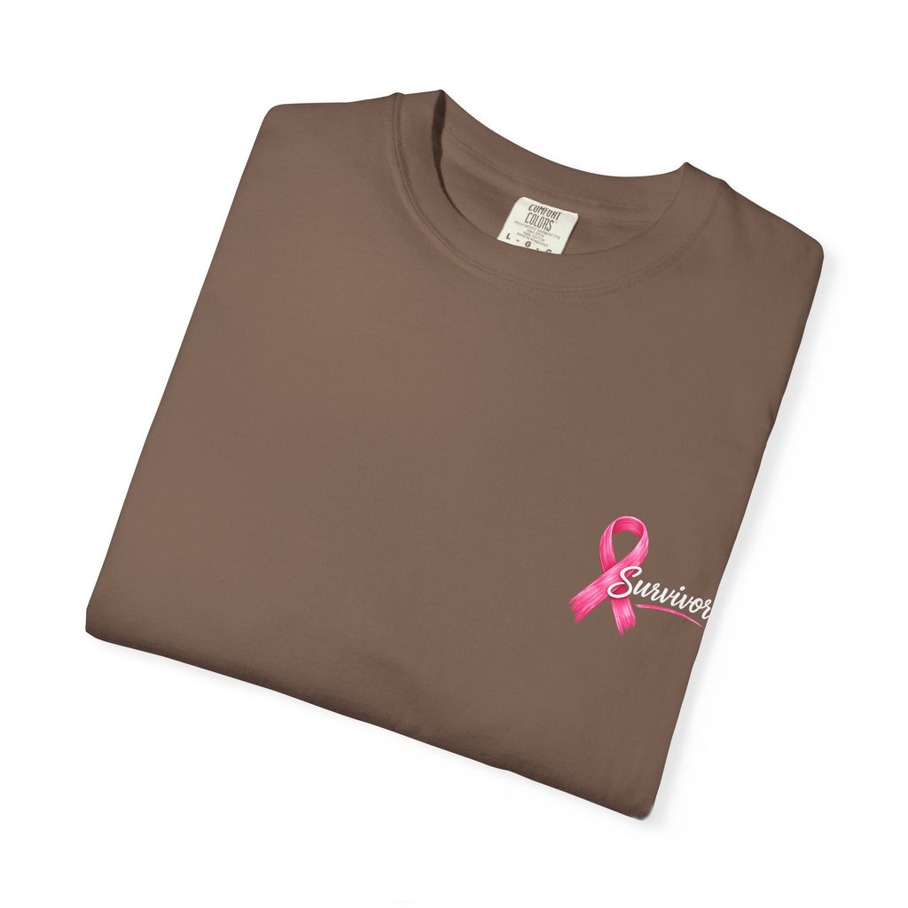 Breast Cancer Survivor T-Shirt — 'Survivor' Pink Ribbon Awareness Tee