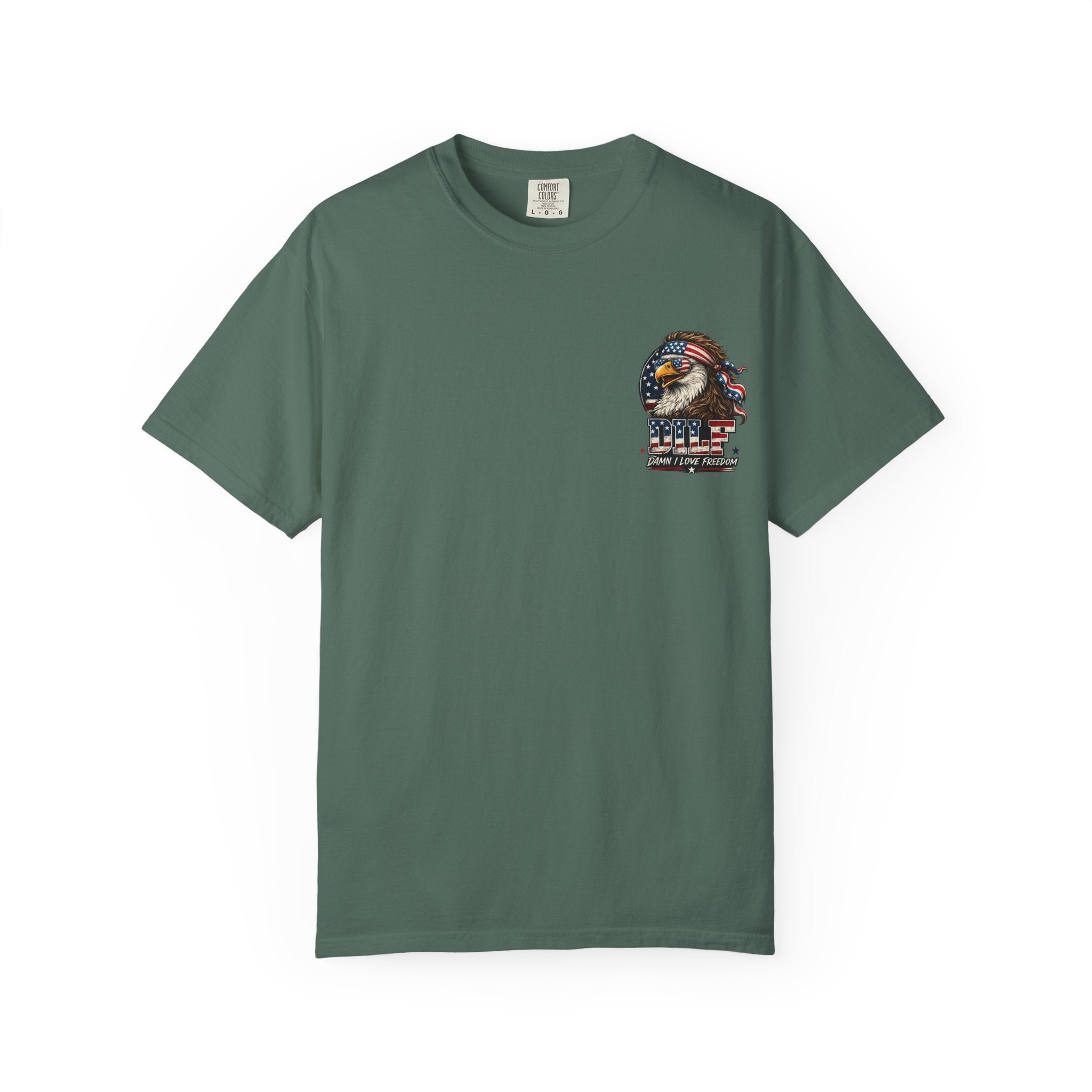 DILF Eagle T-Shirt — Patriotic "Damn I Love Freedom" Graphic Tee