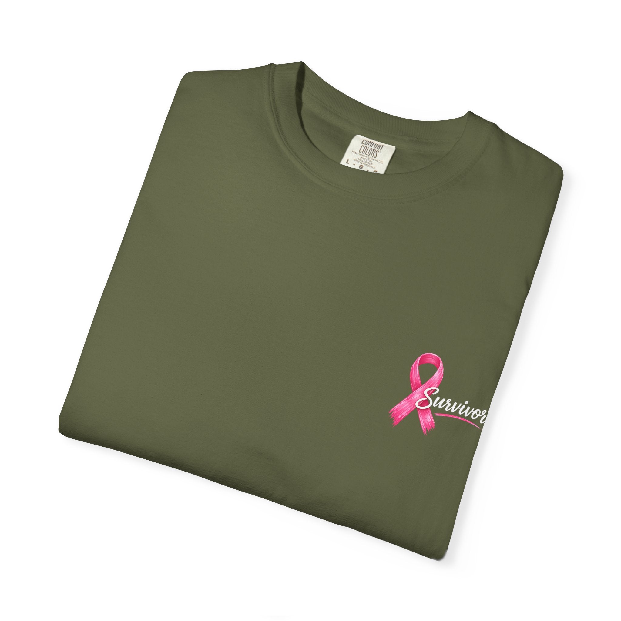 Breast Cancer Survivor T-Shirt — 'Survivor' Pink Ribbon Awareness Tee