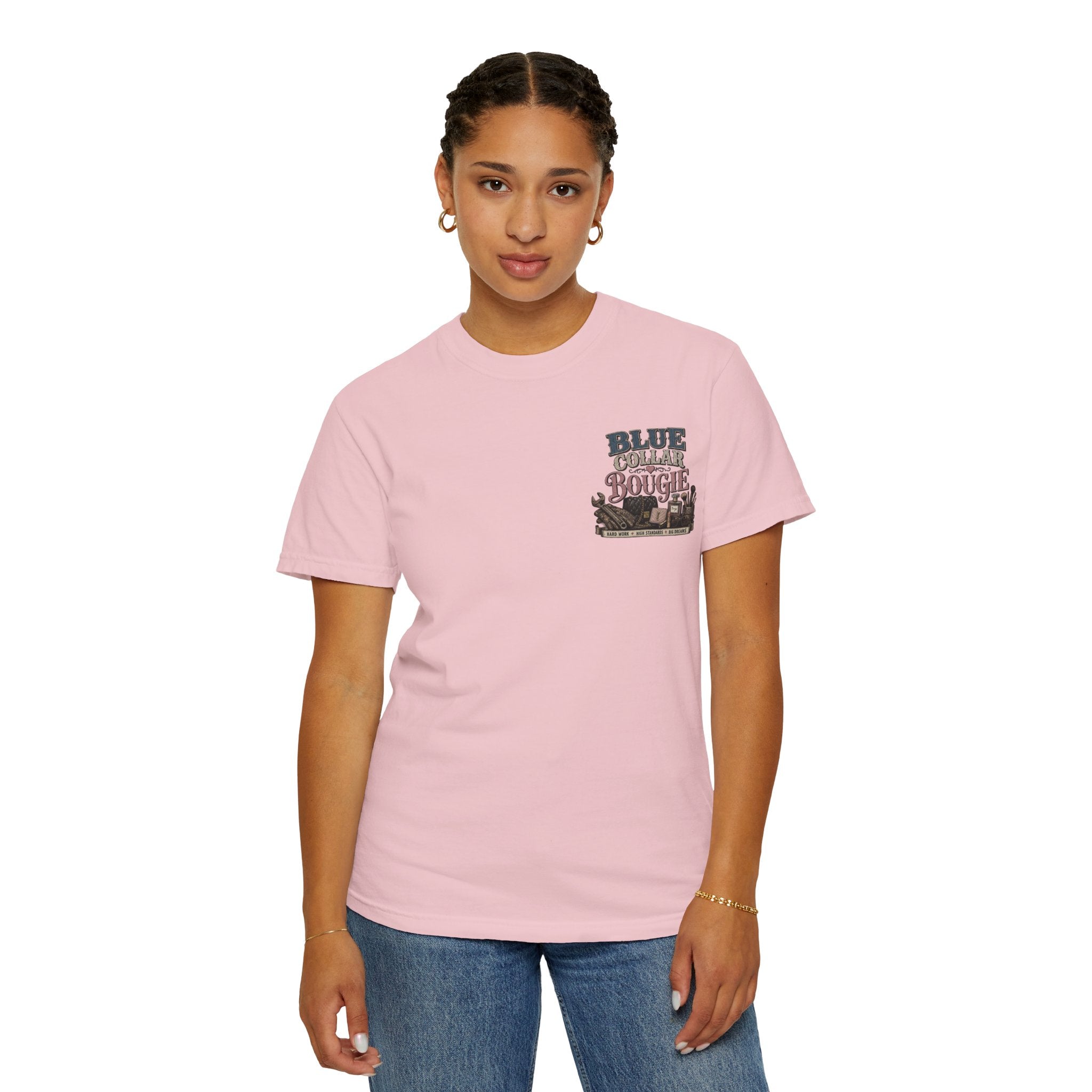Blue Collar Bougie T-Shirt — Workwear Vintage Graphic Tee
