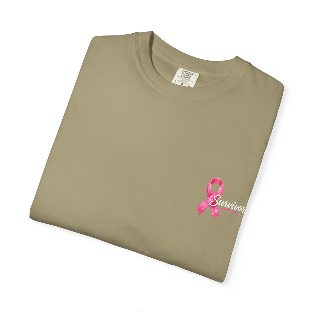 Breast Cancer Survivor T-Shirt — 'Survivor' Pink Ribbon Awareness Tee