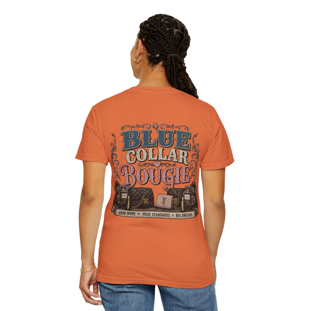 Blue Collar Bougie T-Shirt — Workwear Vintage Graphic Tee