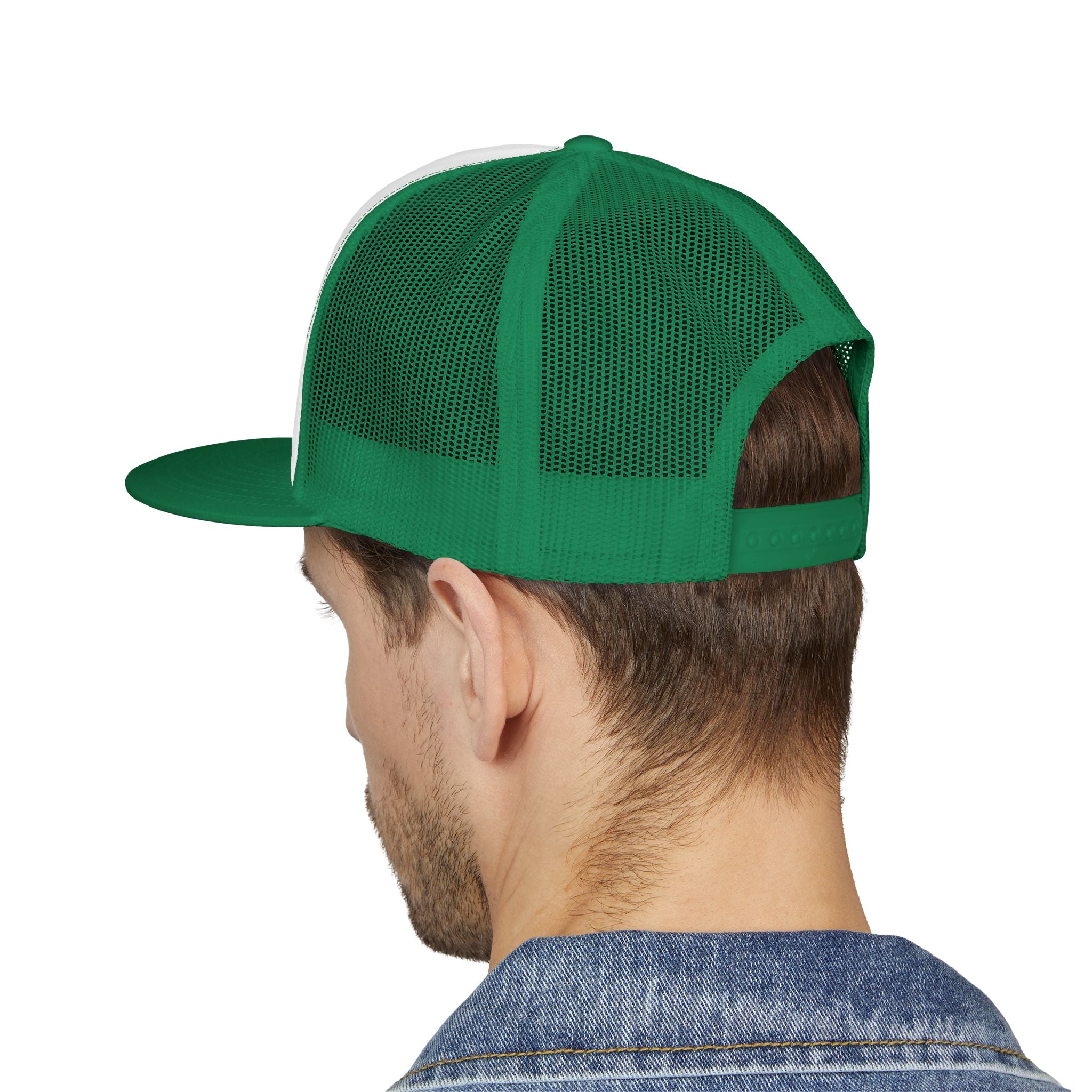 Blue-Collar Wear Trucker Cap — Vintage Mechanic Logo Snapback