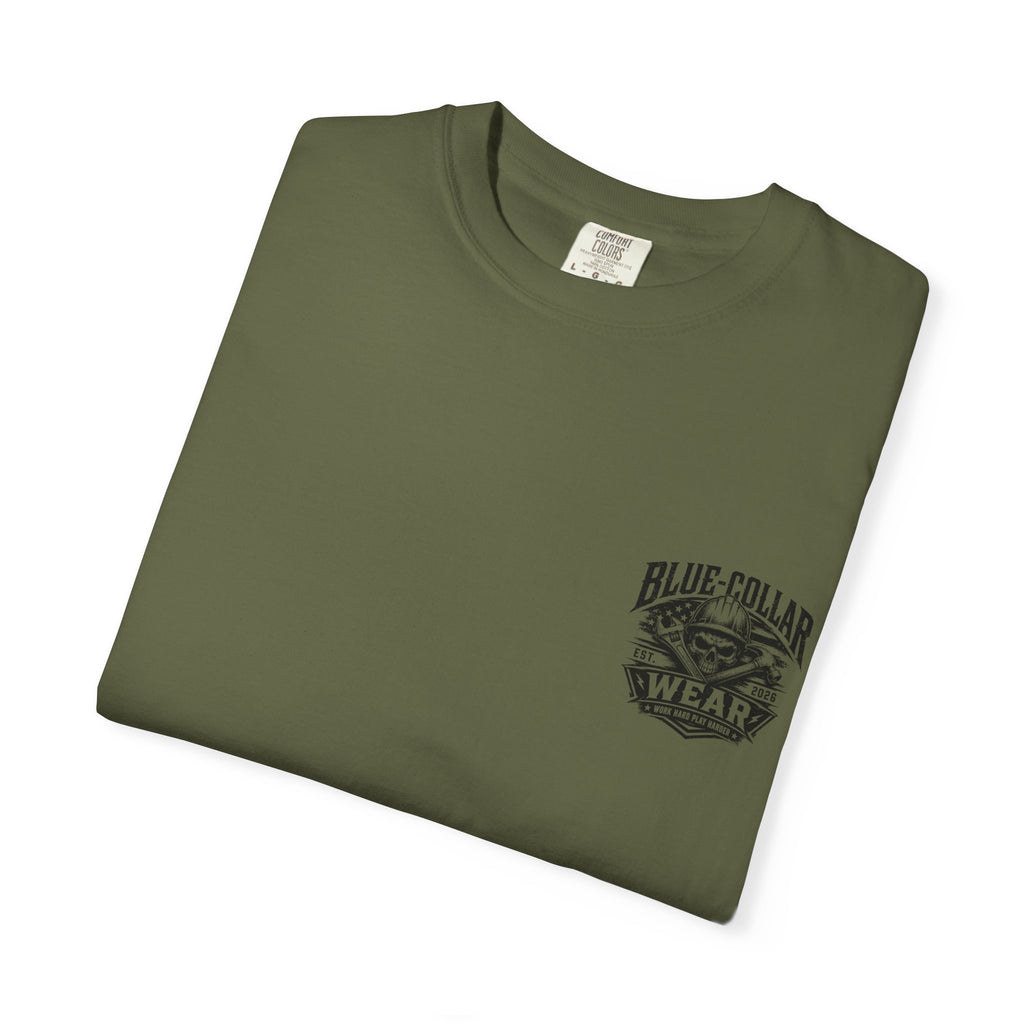 Oil Rig Illustration T-shirt | Fuck Fight Trip Pipe