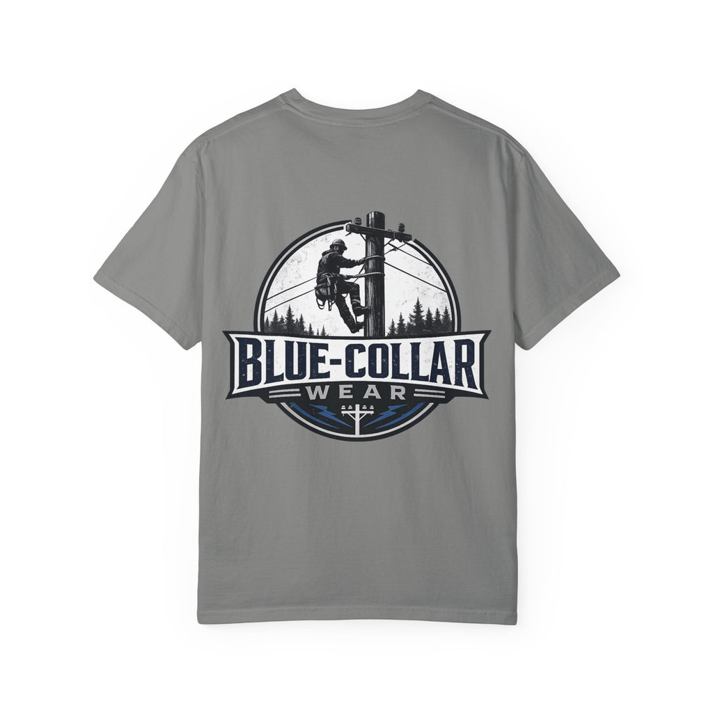 Blue-Collar Wear T-Shirt — Lineman Utility Work Tee