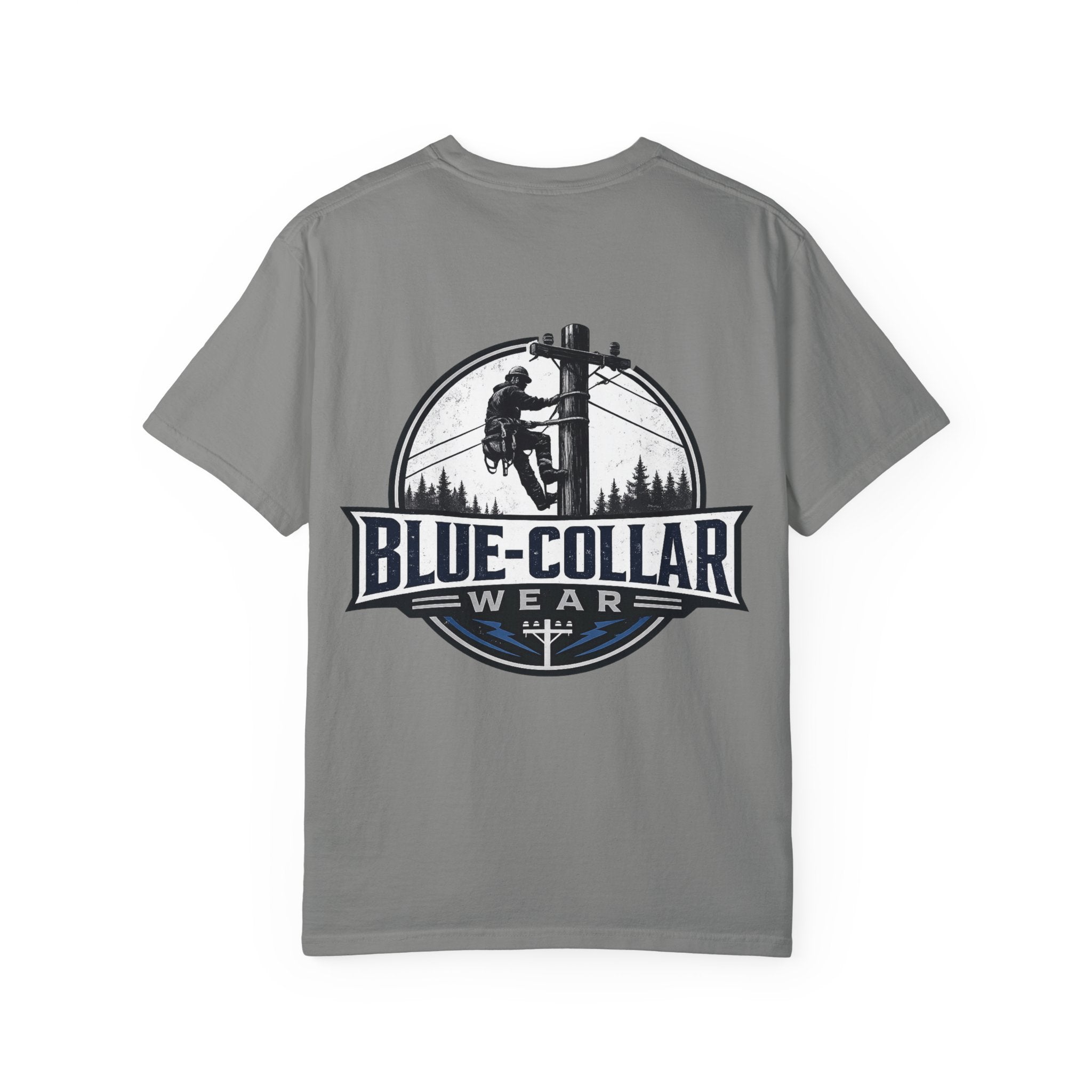 Blue-Collar Wear T-Shirt — Lineman Utility Work Tee