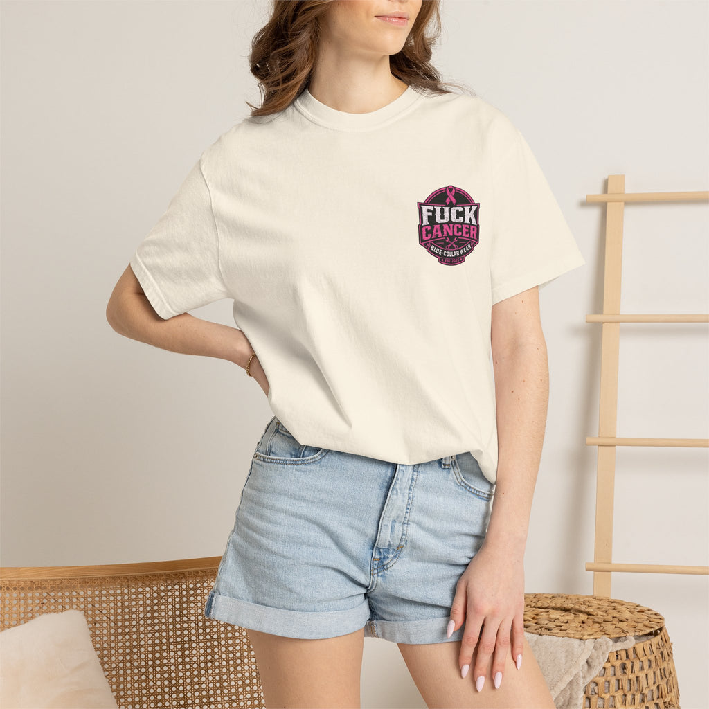 Fuck Cancer T-Shirt — Pink Ribbon Awareness Graphic Tee