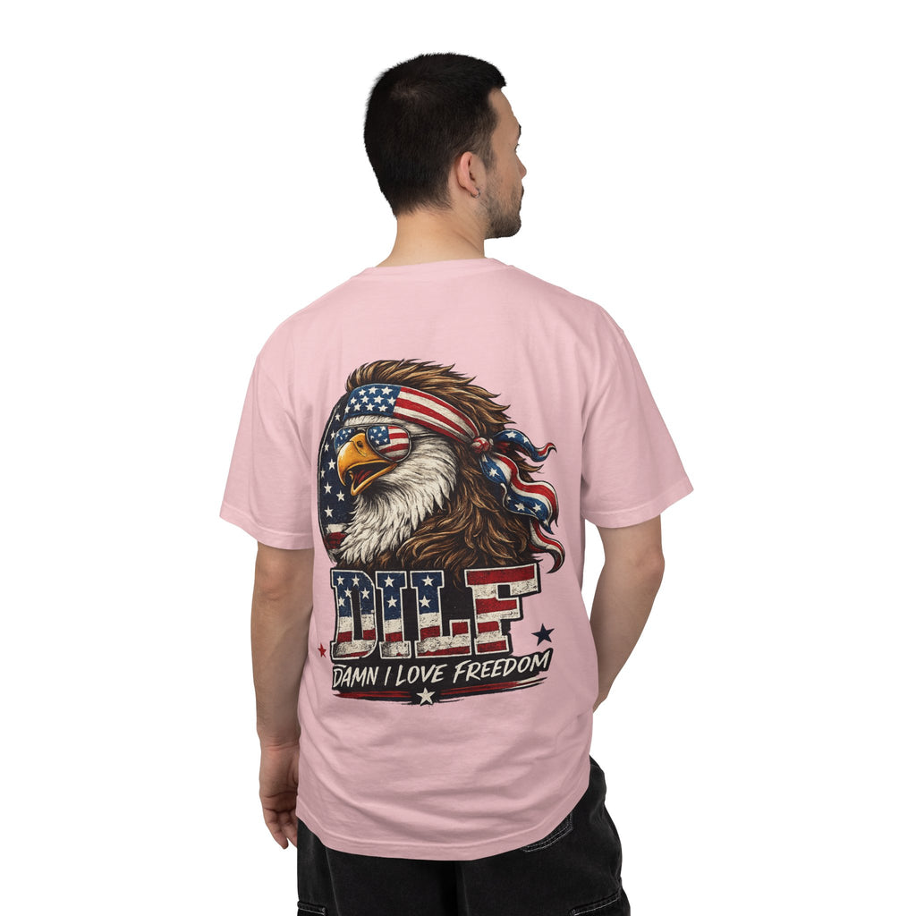 DILF Eagle T-Shirt — Patriotic "Damn I Love Freedom" Graphic Tee