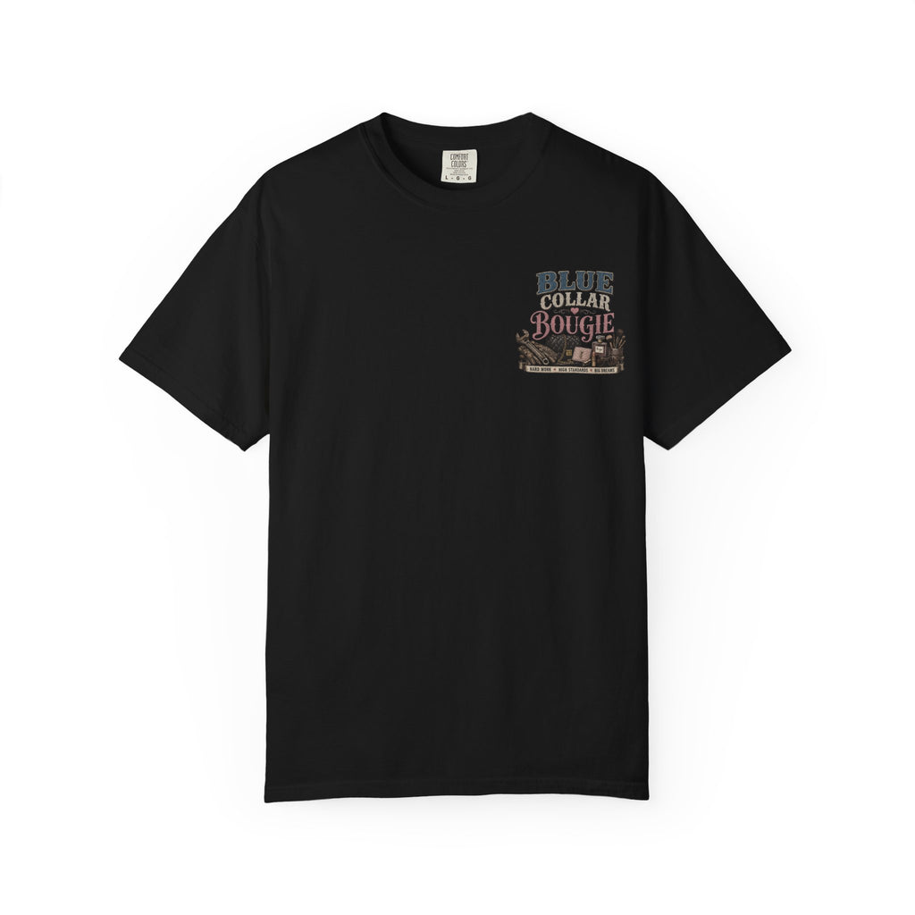 Blue Collar Bougie T-Shirt — Workwear Vintage Graphic Tee