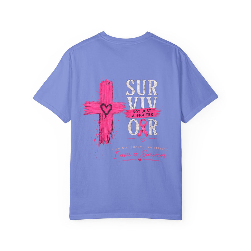 Breast Cancer Survivor T-Shirt — 'Survivor' Pink Ribbon Awareness Tee
