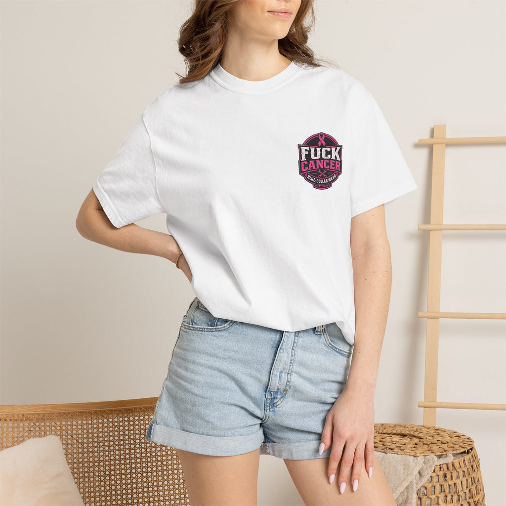 Fuck Cancer T-Shirt — Pink Ribbon Awareness Graphic Tee