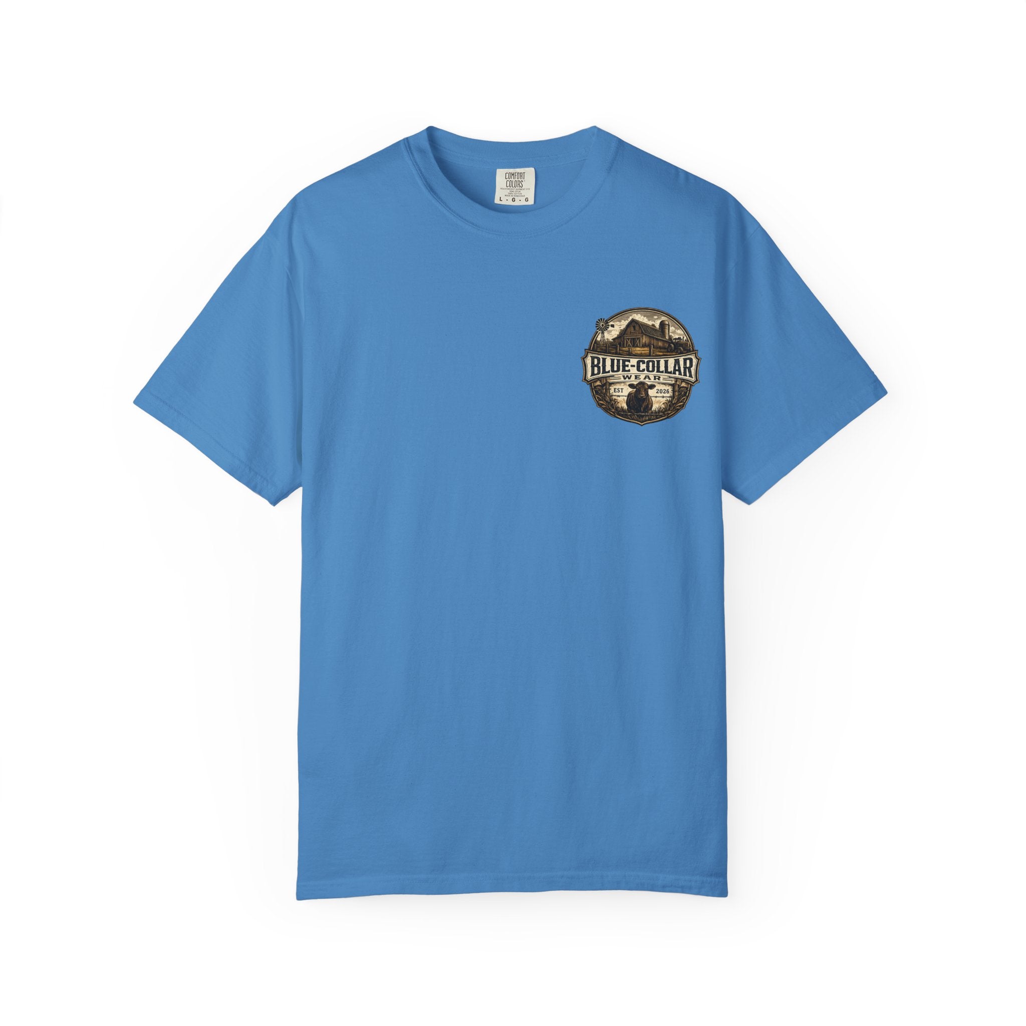 Blue-Collar Wear T-Shirt — RANCHER Workwear Tee (Est. 2026)
