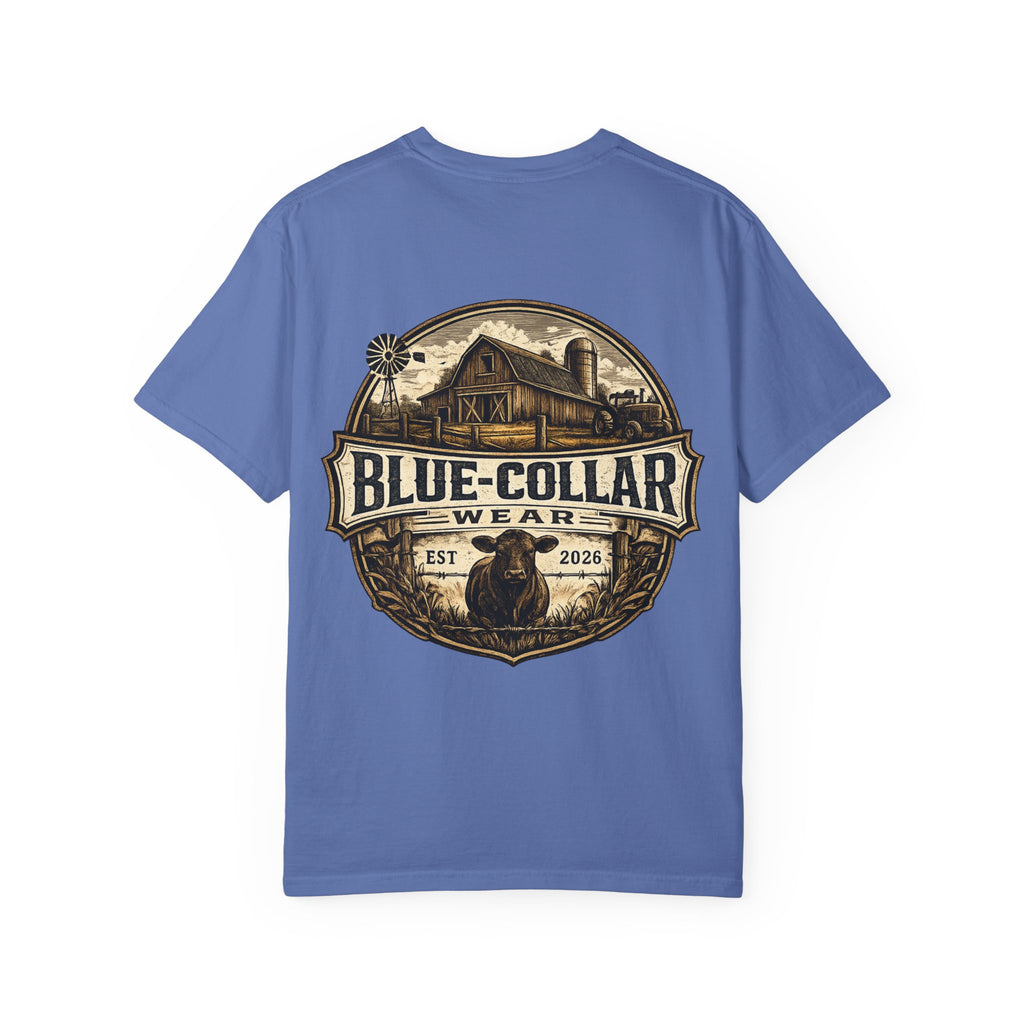 Blue-Collar Wear T-Shirt — RANCHER Workwear Tee (Est. 2026)