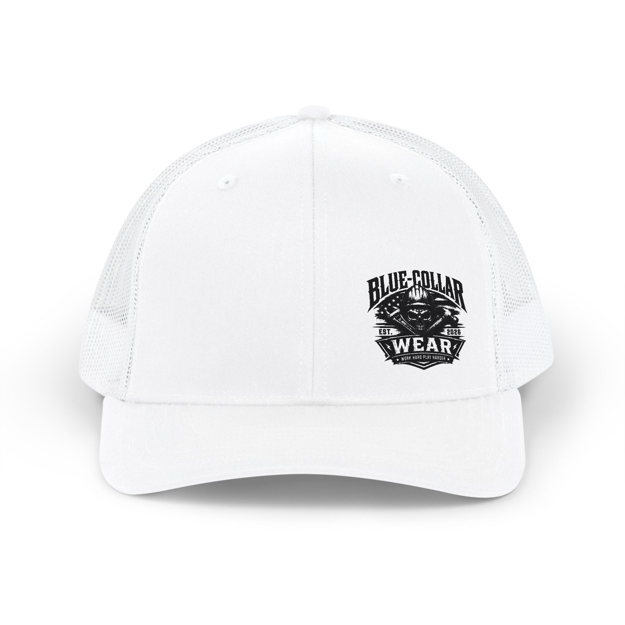 Trucker Cap — Blue Collar Wear Logo Mesh Snapback