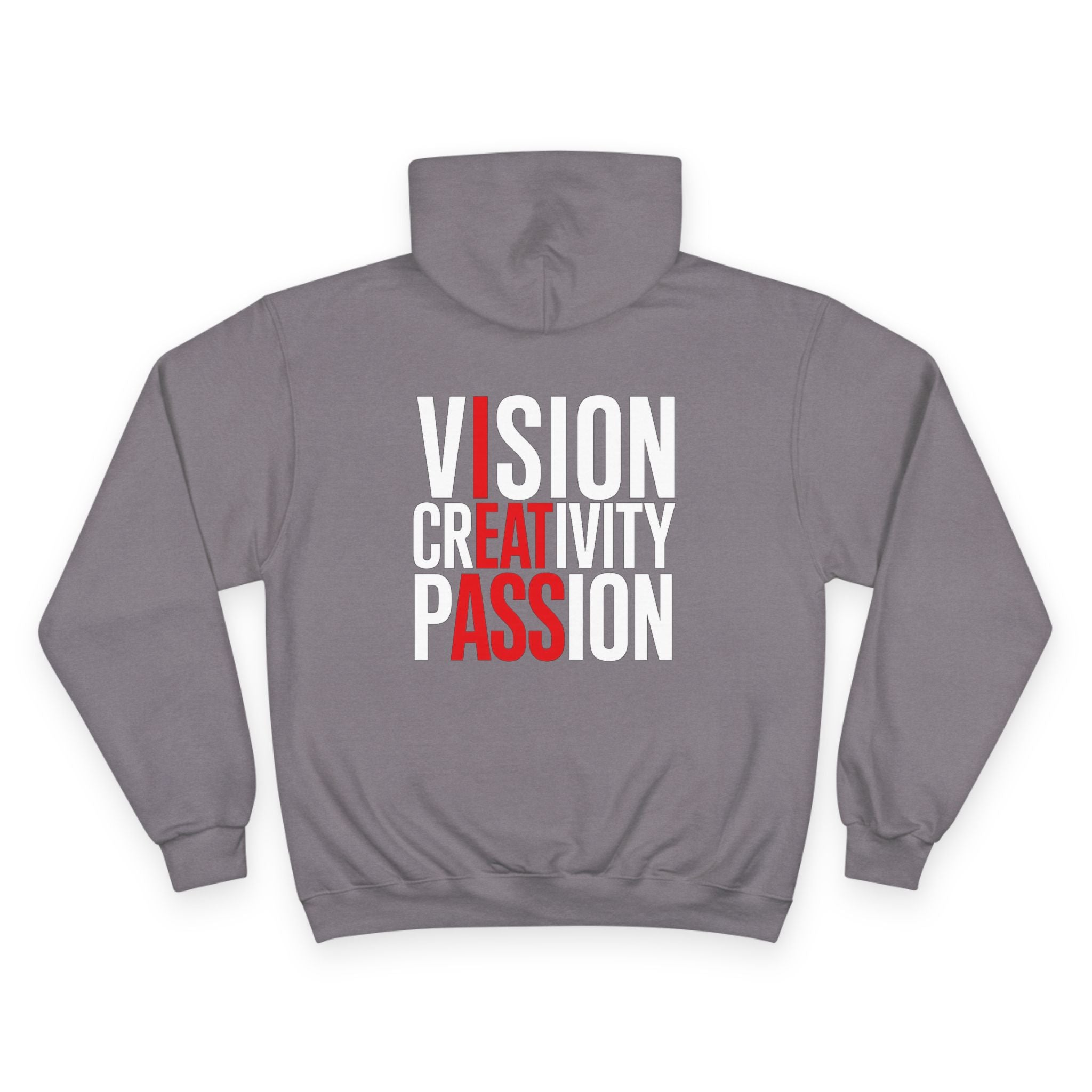 Vision Creativity Passion Hoodie – Motivational Champion Pullover