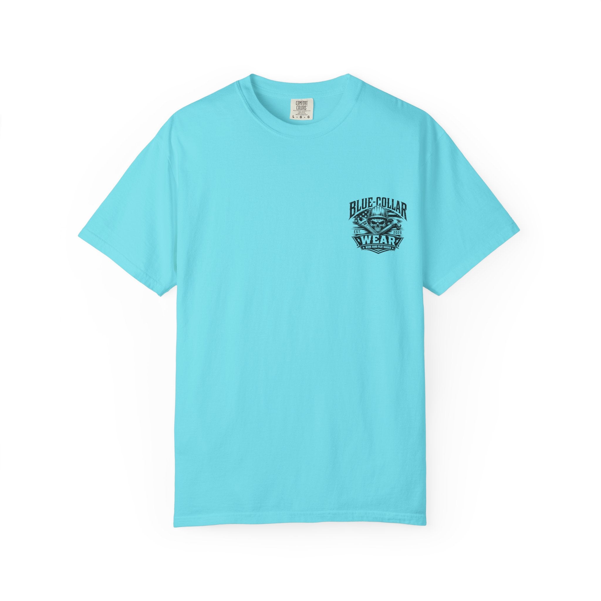 Oil Rig Illustration T-shirt | Fuck Fight Trip Pipe