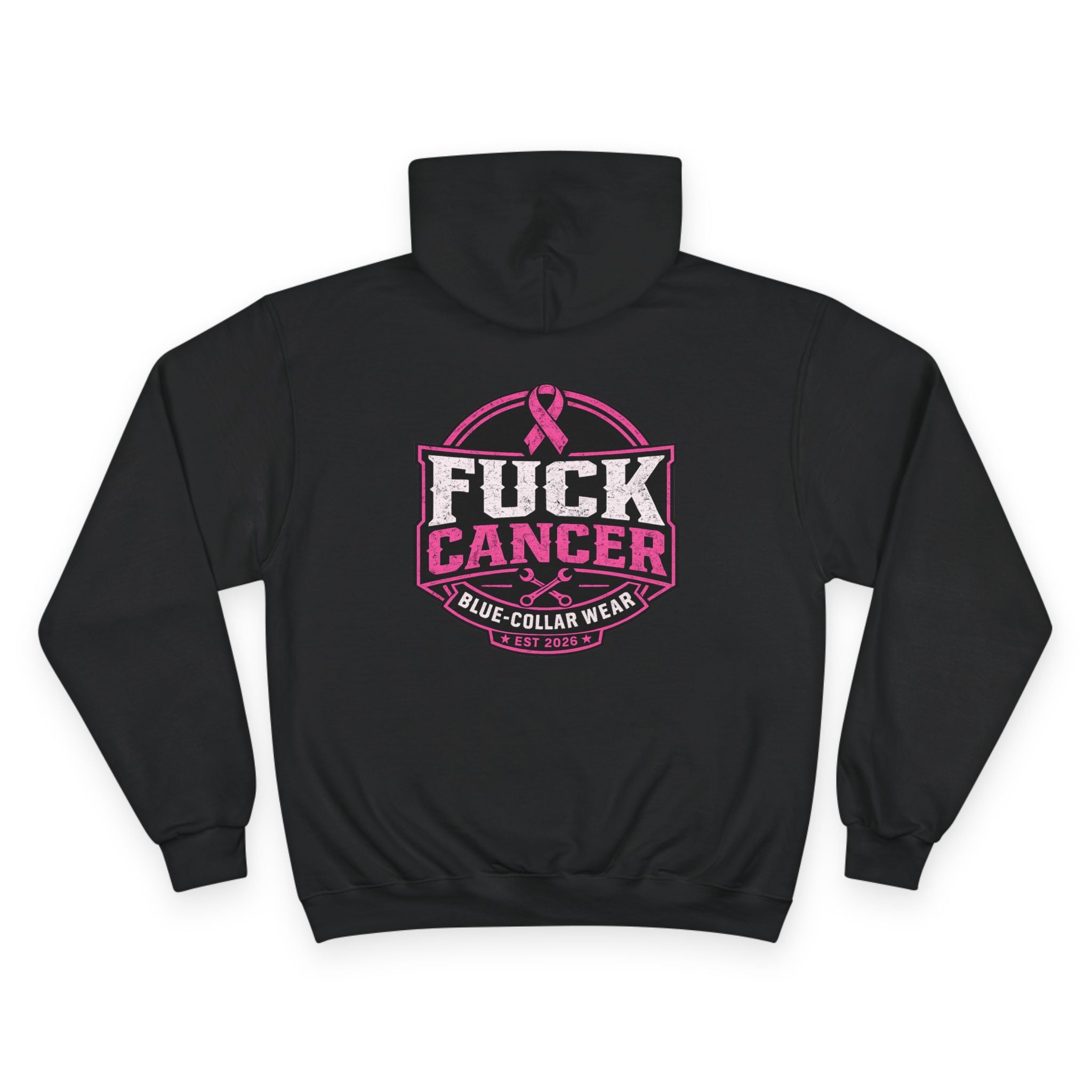 Fuck Cancer Hoodie — Pink Ribbon Awareness Champion Hoodie
