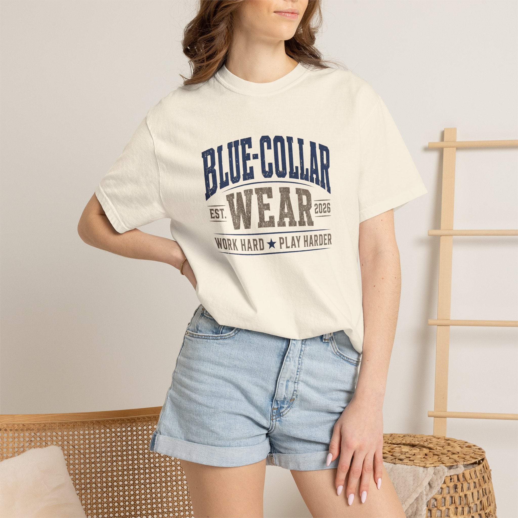 Blue-Collar Wear "Lord Just Get Us Through Hell Week" Work T-Shirt