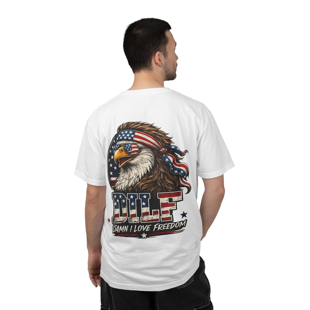 DILF Eagle T-Shirt — Patriotic "Damn I Love Freedom" Graphic Tee
