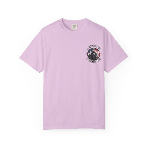 4 Shots and 7 Beers Ago T-Shirt — Patriotic Funny Lincoln Drinking Tee