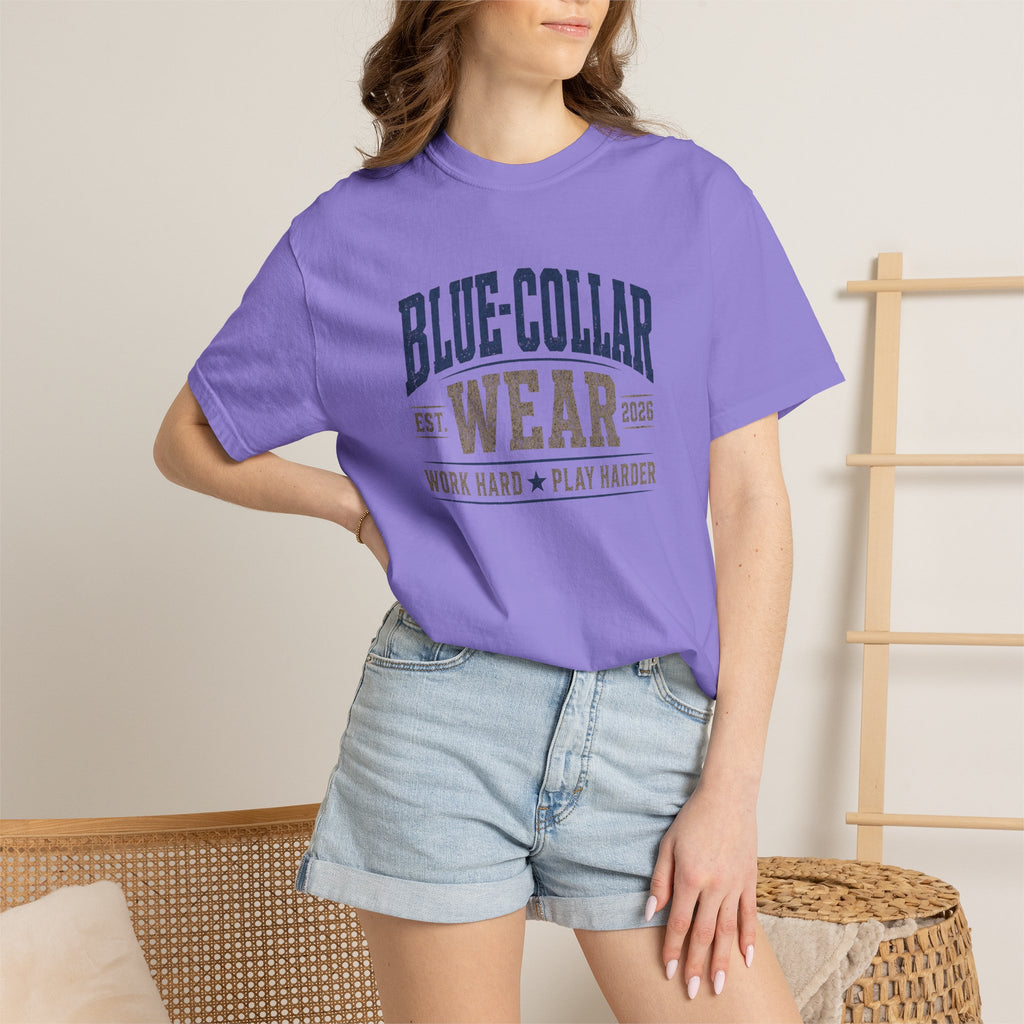 Blue-Collar Wear "Lord Just Get Us Through Hell Week" Work T-Shirt