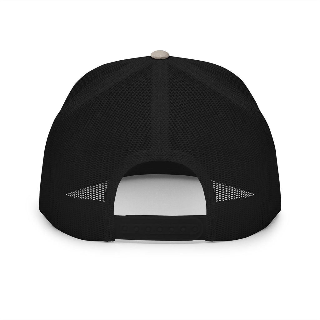 Blue Collar Workwear Trucker Cap — Lead On Team Vintage Construction Logo