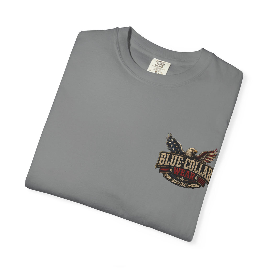 Patriotic 'America Land of the Free' T-Shirt — Eagle & Flag Graphic