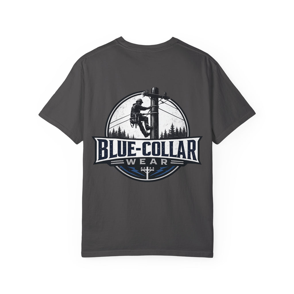 Blue-Collar Wear T-Shirt — Lineman Utility Work Tee