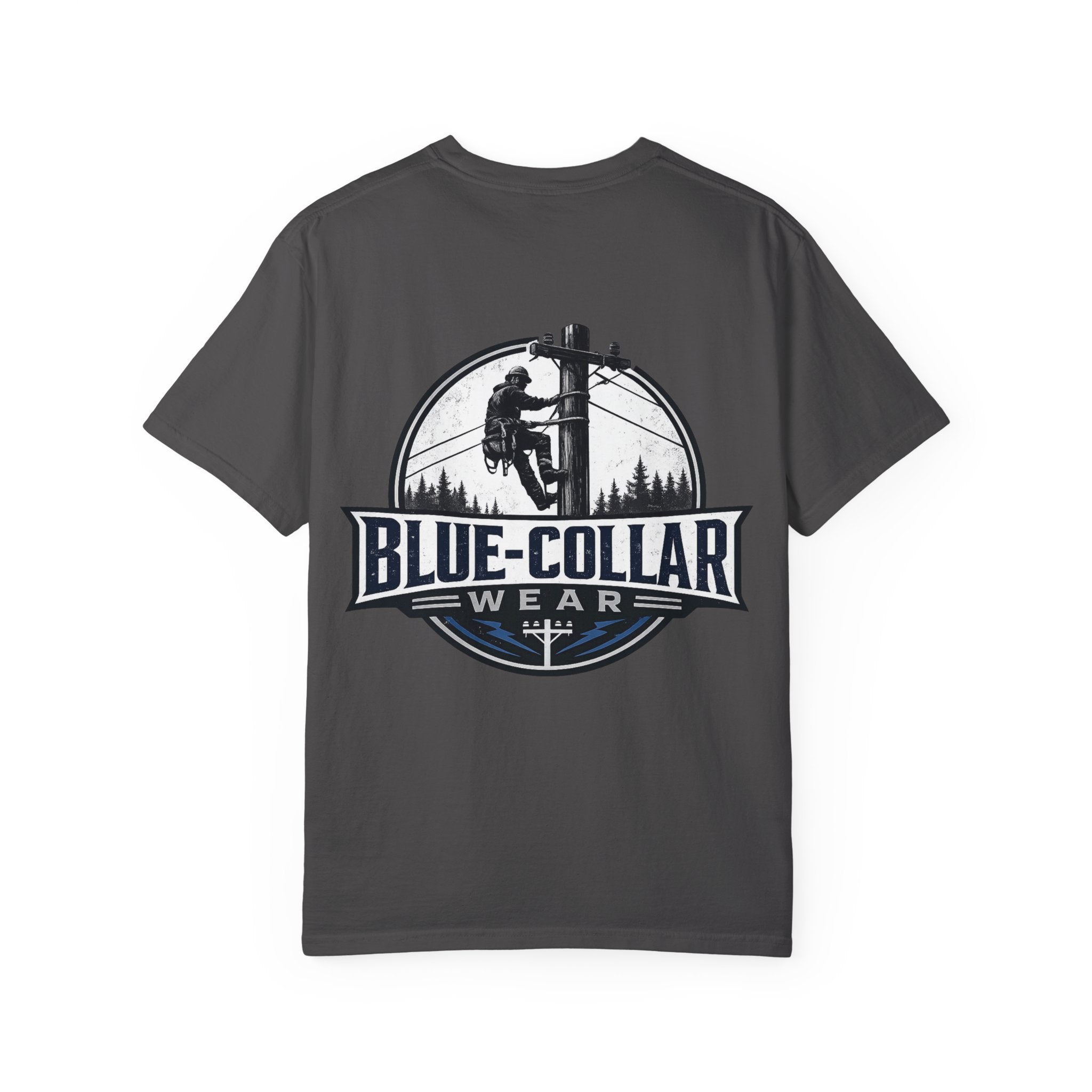 Blue-Collar Wear T-Shirt — Lineman Utility Work Tee