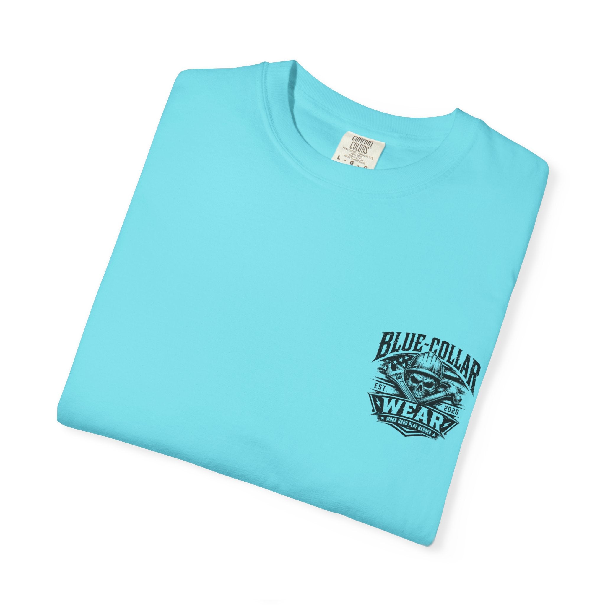Oil Rig Illustration T-shirt | Fuck Fight Trip Pipe