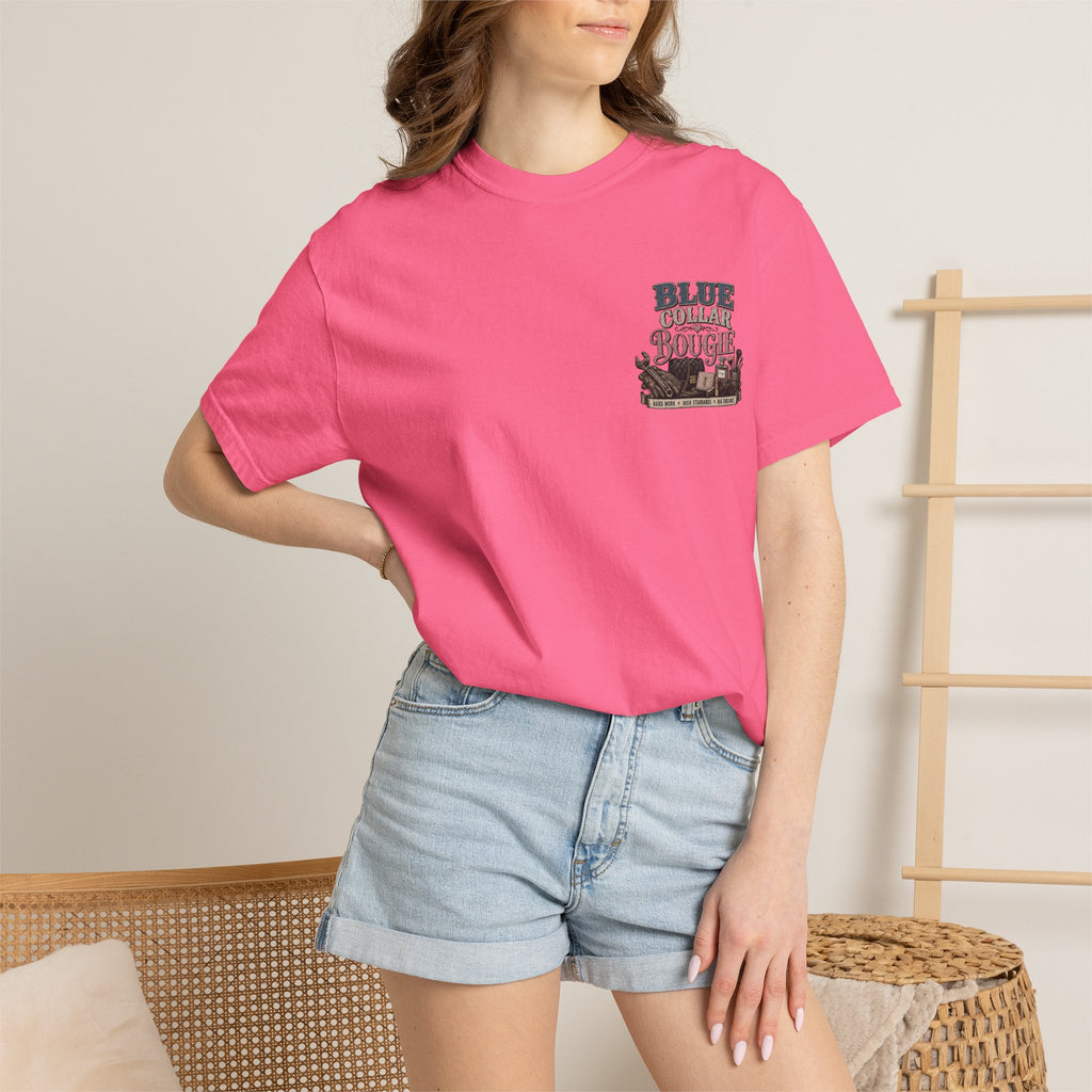 Blue Collar Bougie T-Shirt — Workwear Vintage Graphic Tee