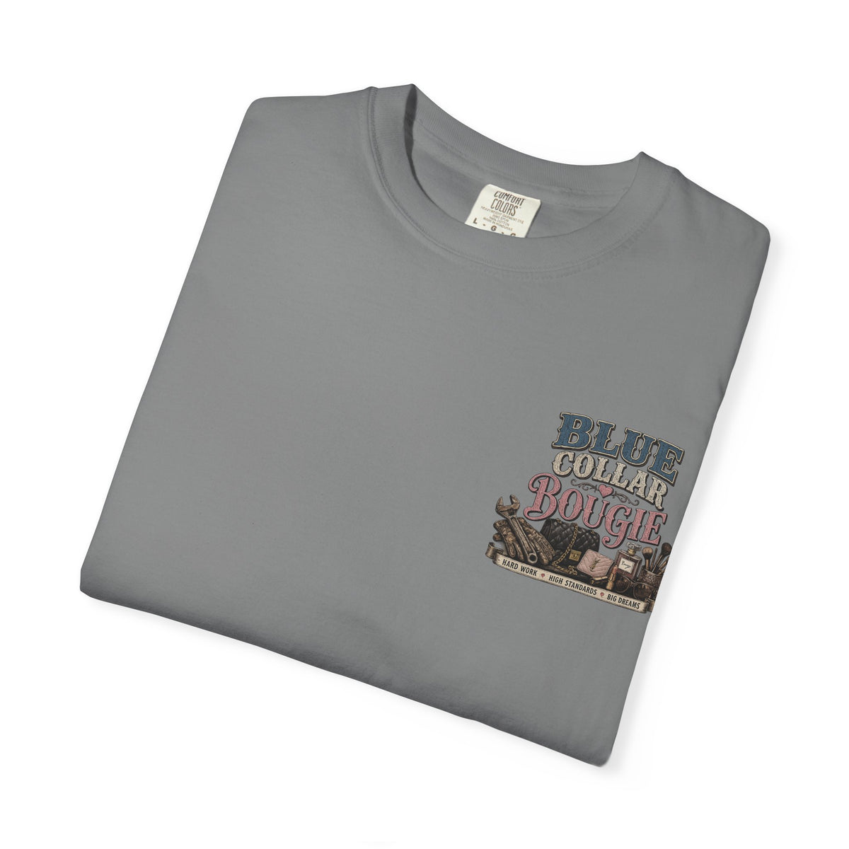 Blue Collar Bougie T-Shirt — Workwear Vintage Graphic Tee