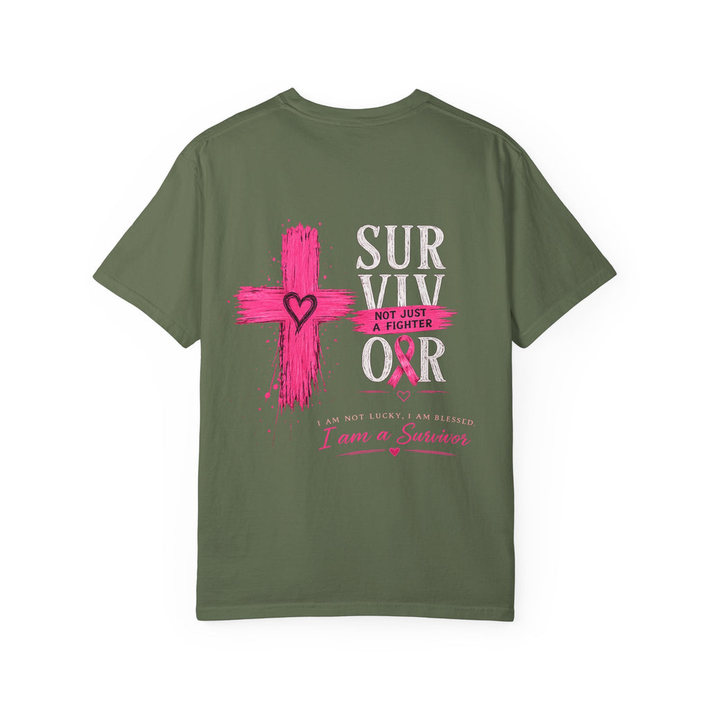 Breast Cancer Survivor T-Shirt — 'Survivor' Pink Ribbon Awareness Tee