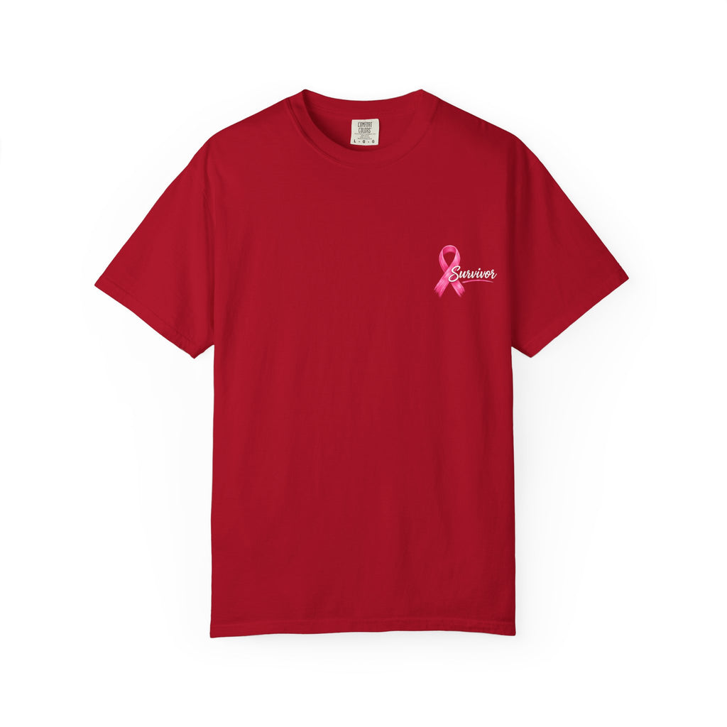 Breast Cancer Survivor T-Shirt — 'Survivor' Pink Ribbon Awareness Tee