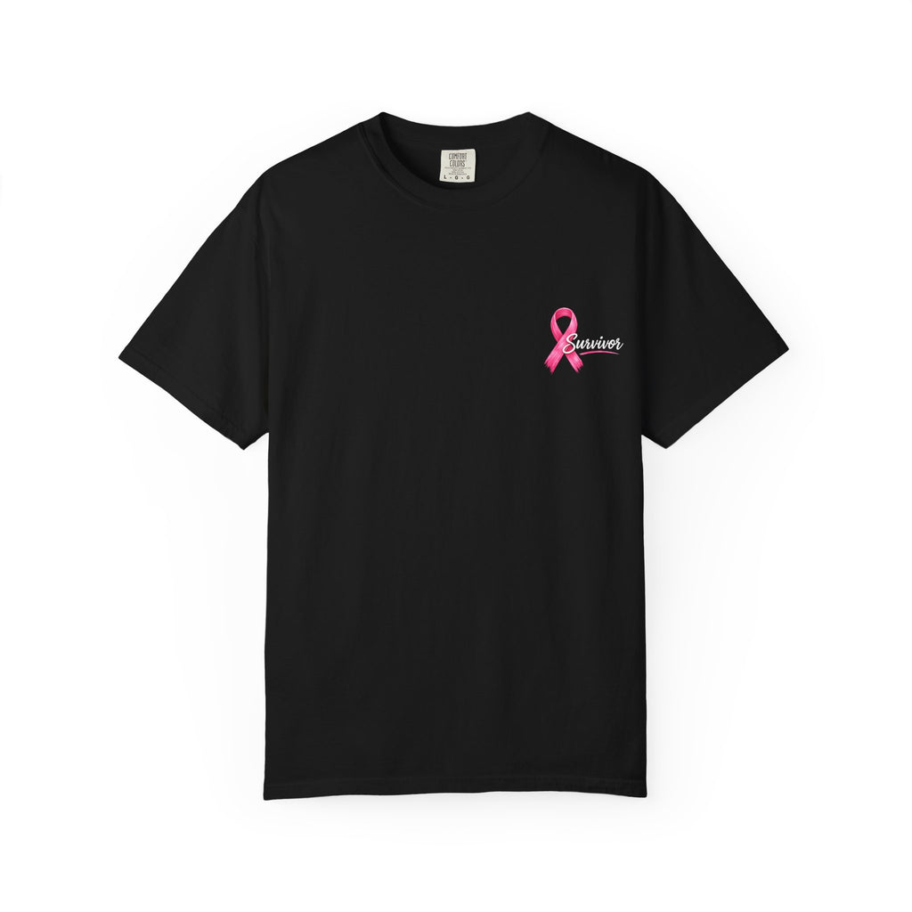 Breast Cancer Survivor T-Shirt — 'Survivor' Pink Ribbon Awareness Tee