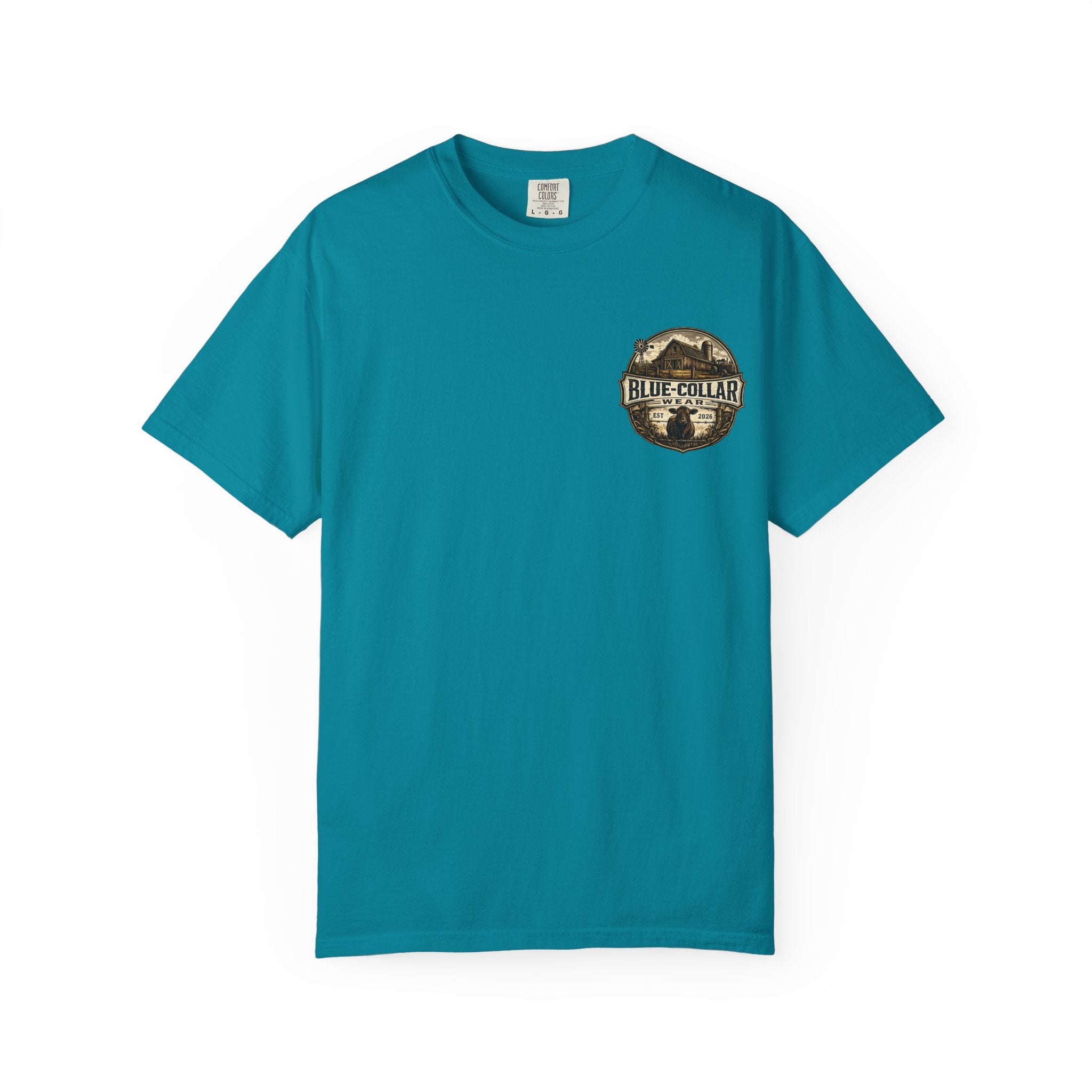 Blue-Collar Wear T-Shirt — RANCHER Workwear Tee (Est. 2026)