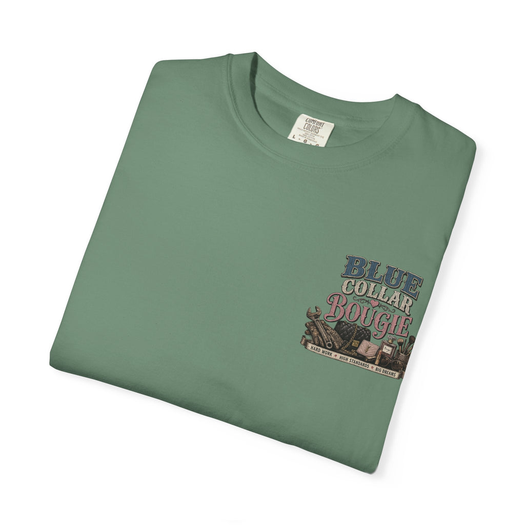 Blue Collar Bougie T-Shirt — Workwear Vintage Graphic Tee