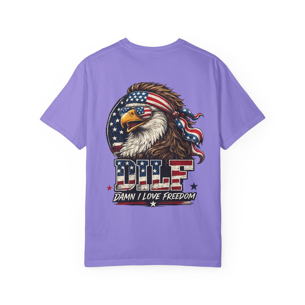 DILF Eagle T-Shirt — Patriotic "Damn I Love Freedom" Graphic Tee