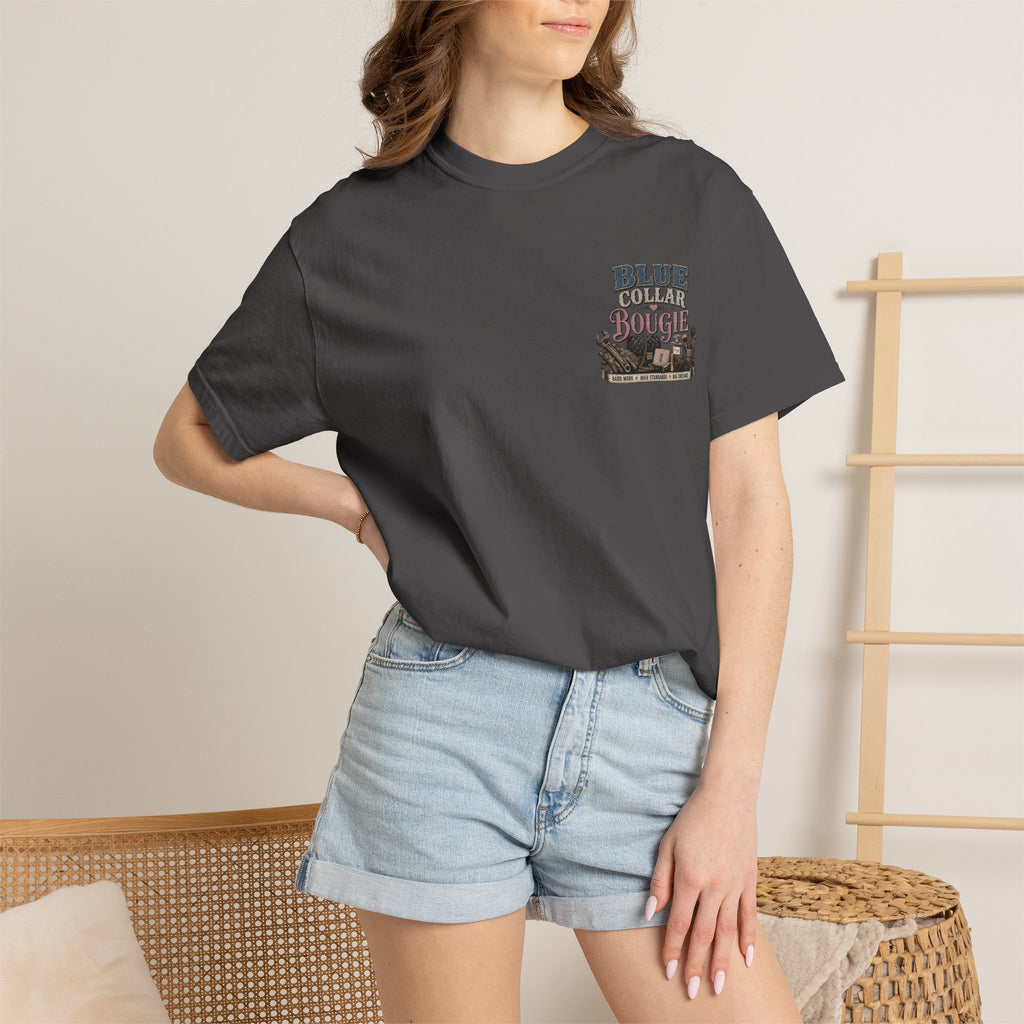 Blue Collar Bougie T-Shirt — Workwear Vintage Graphic Tee