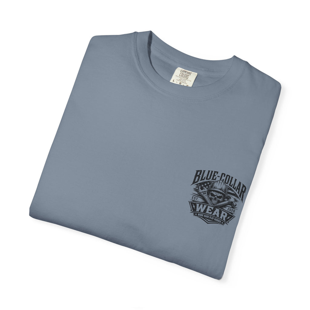 Oil Rig Illustration T-shirt | Fuck Fight Trip Pipe