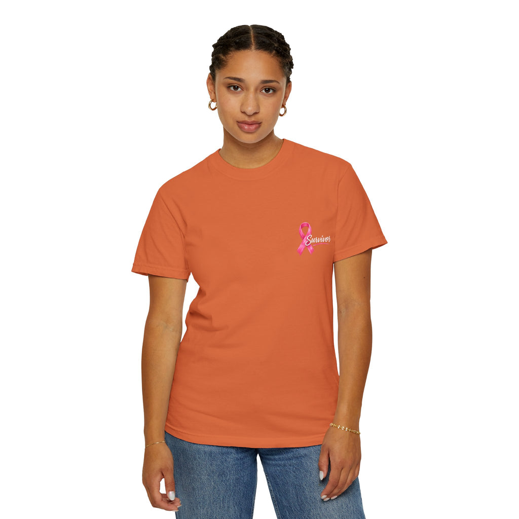 Breast Cancer Survivor T-Shirt — 'Survivor' Pink Ribbon Awareness Tee