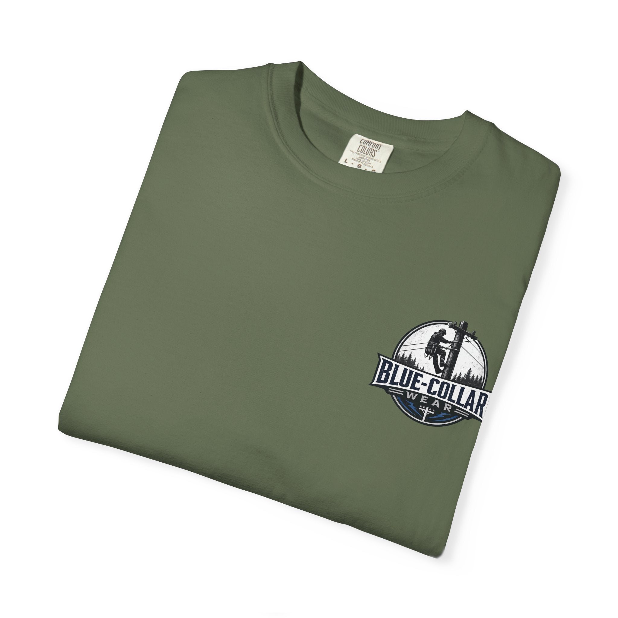 Blue-Collar Wear T-Shirt — Lineman Utility Work Tee