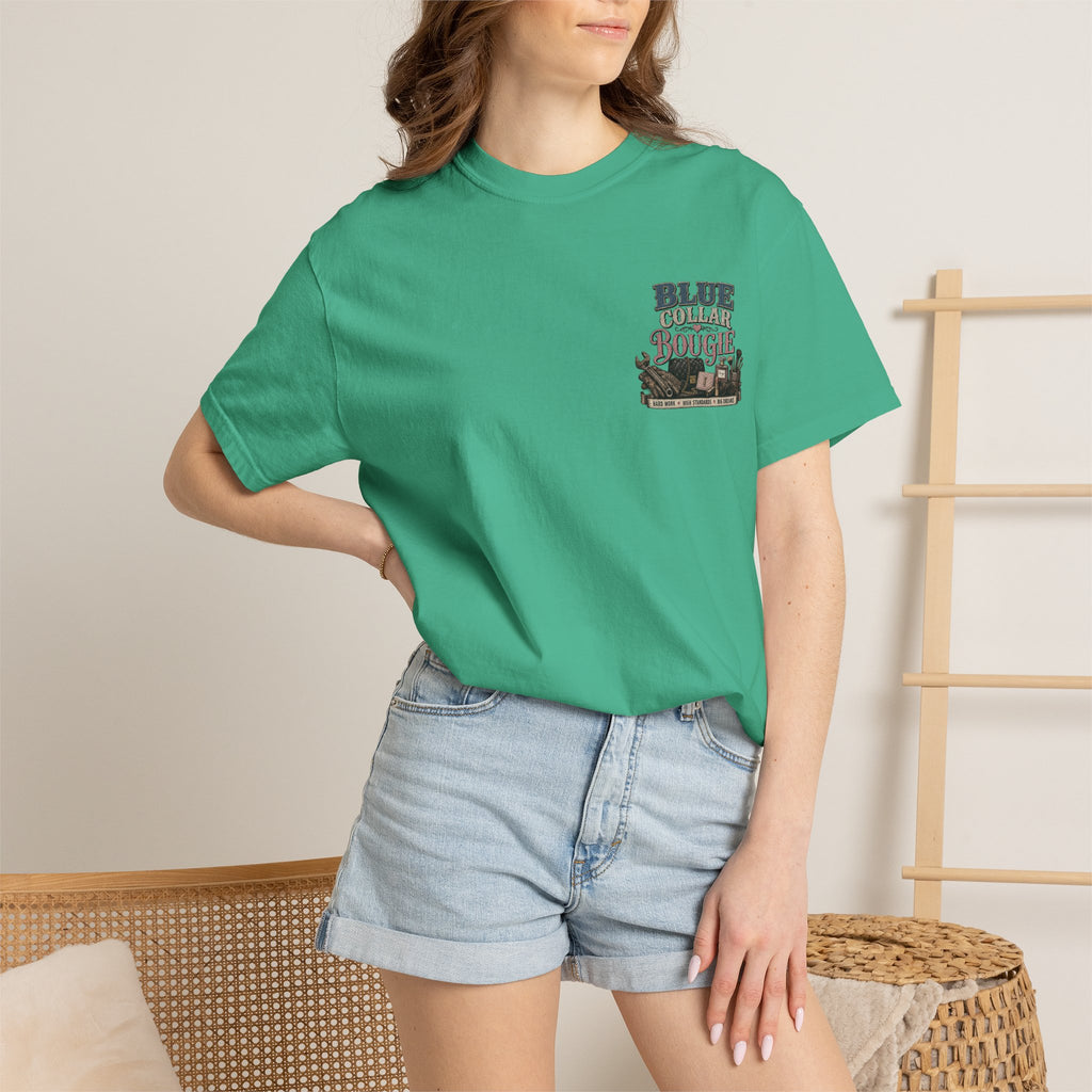 Blue Collar Bougie T-Shirt — Workwear Vintage Graphic Tee