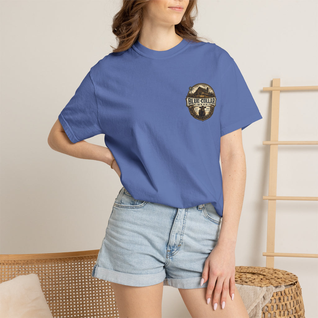 Blue-Collar Wear T-Shirt — RANCHER Workwear Tee (Est. 2026)