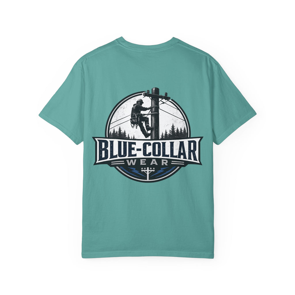 Blue-Collar Wear T-Shirt — Lineman Utility Work Tee