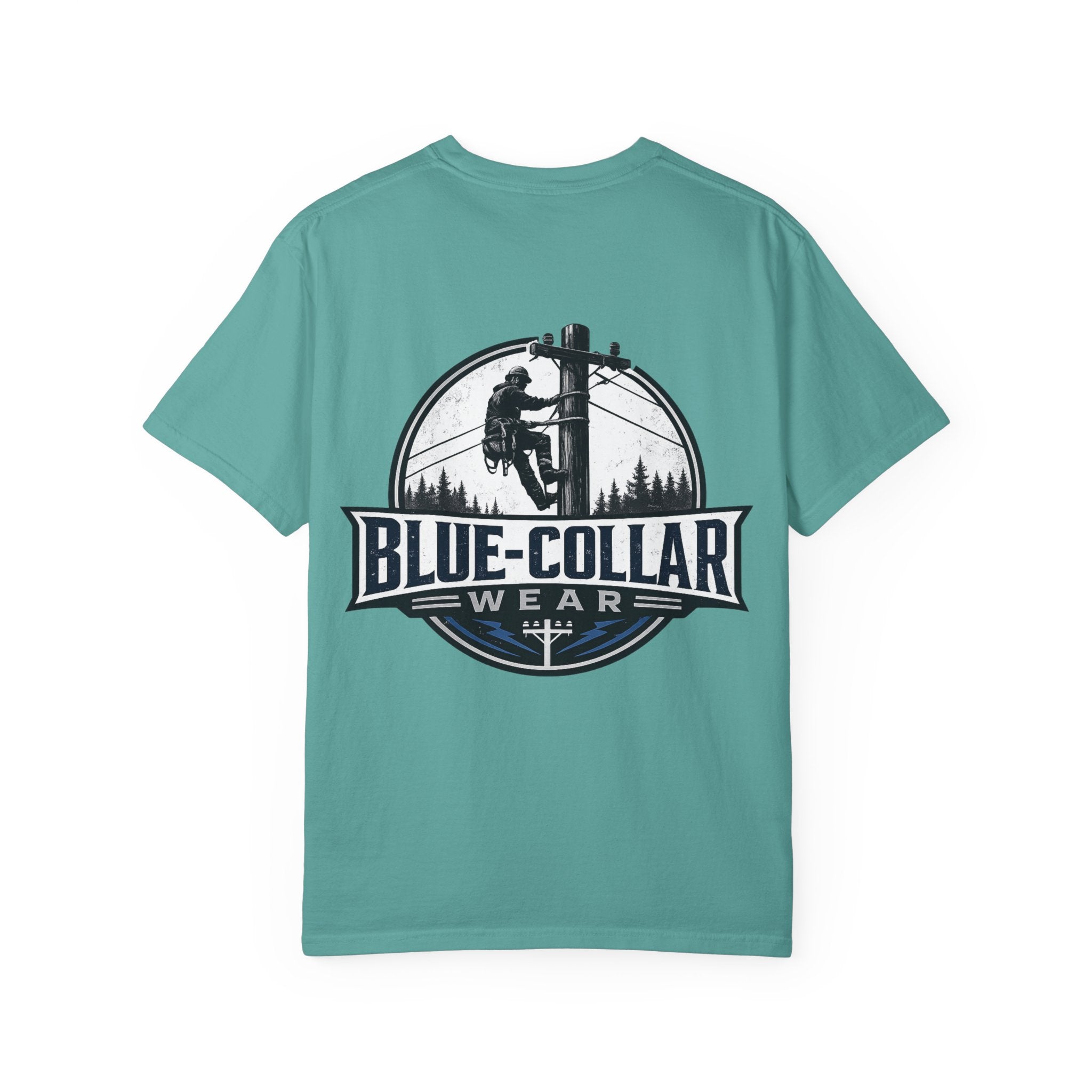 Blue-Collar Wear T-Shirt — Lineman Utility Work Tee