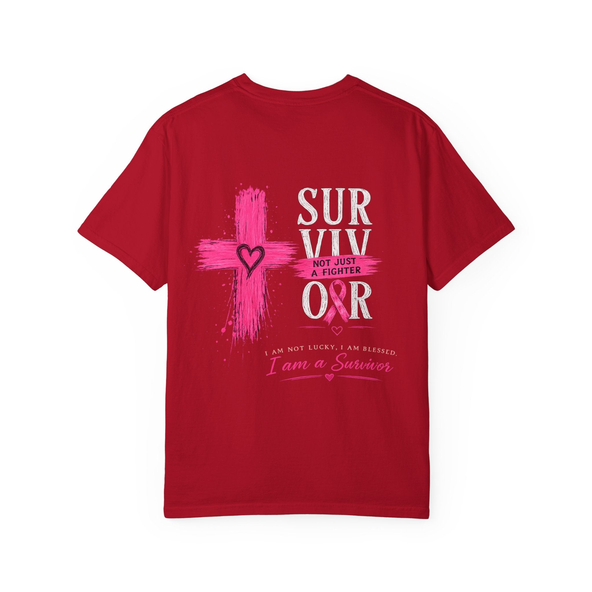 Breast Cancer Survivor T-Shirt — 'Survivor' Pink Ribbon Awareness Tee